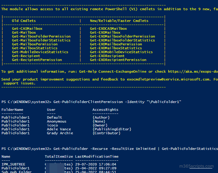 Get All Public Folders And Permissions Using PowerShell Get All Public Folders And Permissions Using PowerShell