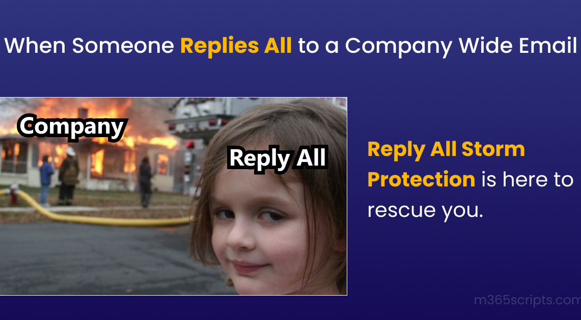 Stuck in an Email Storm! Reply All Storm Protection Is Here to Rescue You.