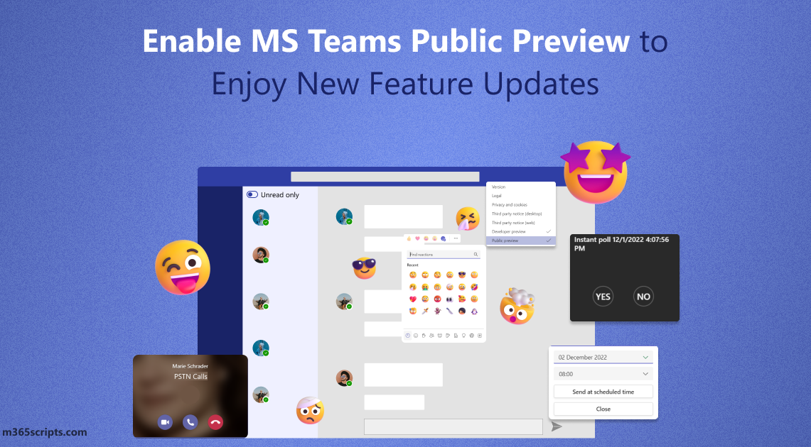 Enable MS Teams Public Preview to Enjoy Earlier Access to New Feature Updates