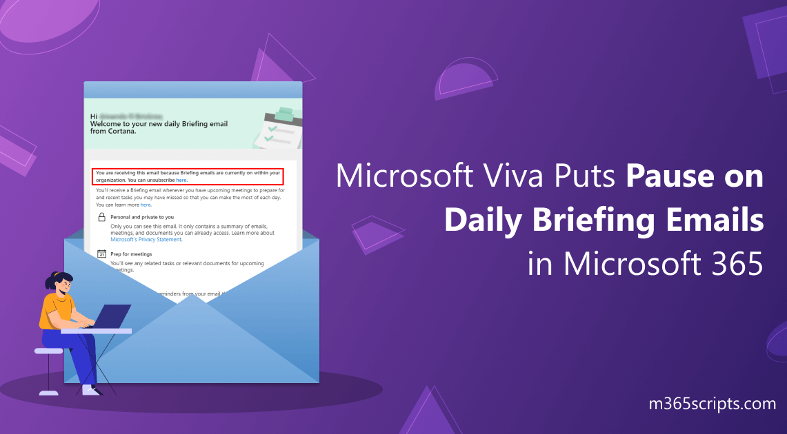 Microsoft Viva Puts Pause on Daily Briefing Emails in Microsoft 365