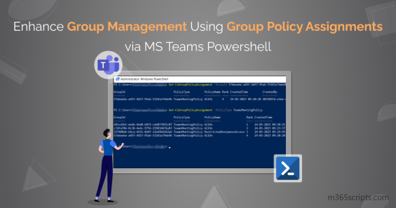 Group Policy Assignments Using Microsoft Teams PowerShell