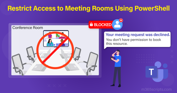 Block Meeting Room Bookings in Exchange Online Using PowerShell