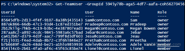 Get all users in Teams with PowerShell