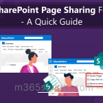 SharePoint Page Sharing Feature – A Quick Guide New SharePoint Page Sharing Feature - A Quick Guide