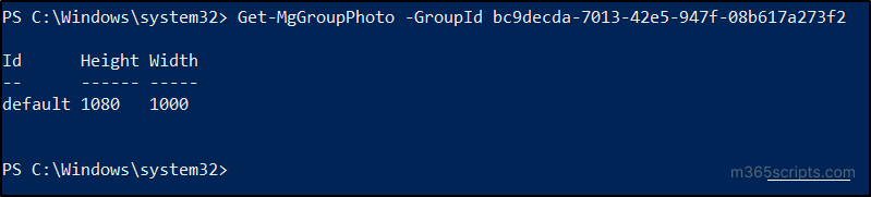 Get photo details and manage Microsoft 365 user photos in MS Graph PowerShell 