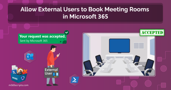 Allow External Users to Book Meeting Rooms in Microsoft 365