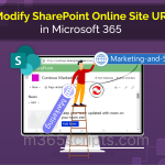Modify SharePoint Online Site URL