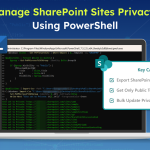 How to Manage SharePoint Sites' Privacy Settings in Microsoft 365 How to Manage SharePoint Sites' Privacy Settings in Microsoft 365